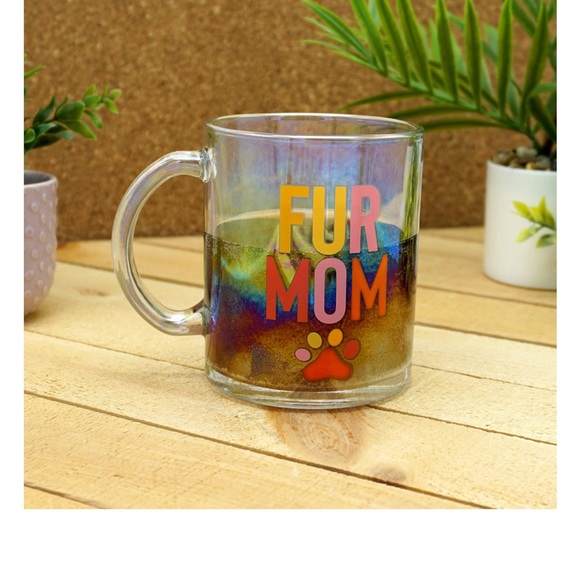 NWT TWO HOLDINGS Fur Mom Paw Luster Mug, 18 oz - Picture 2 of 5